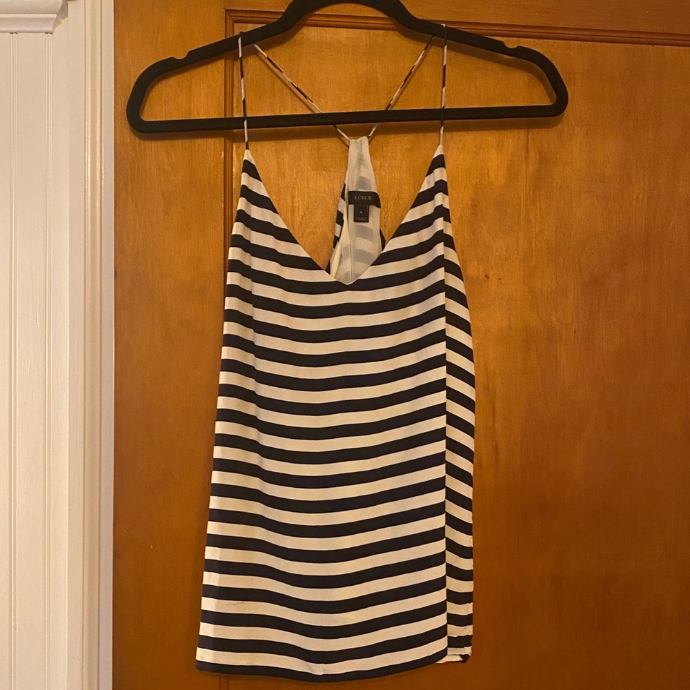 J Crew Striped Racerback Tank - Picture 3 of 5